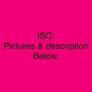 ISO: posh peanut in the patterns shown.